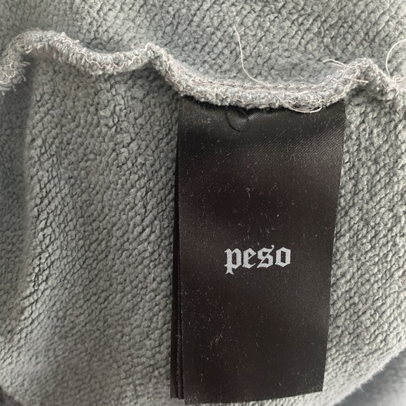 PESO Oversized Fated Shorts , Shark Gray - Picture 9 of 12